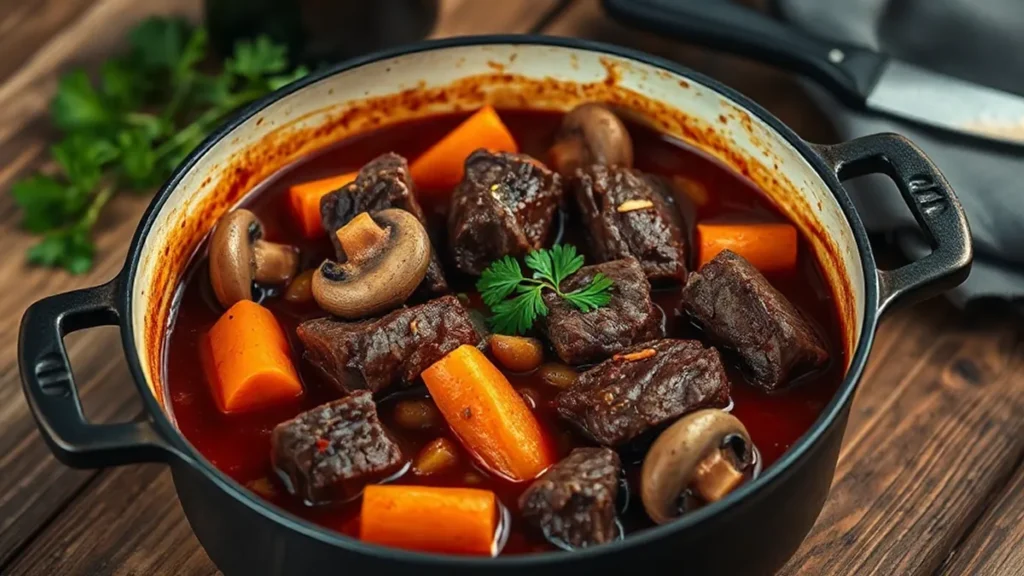 Bœuf bourguignon traditionnel